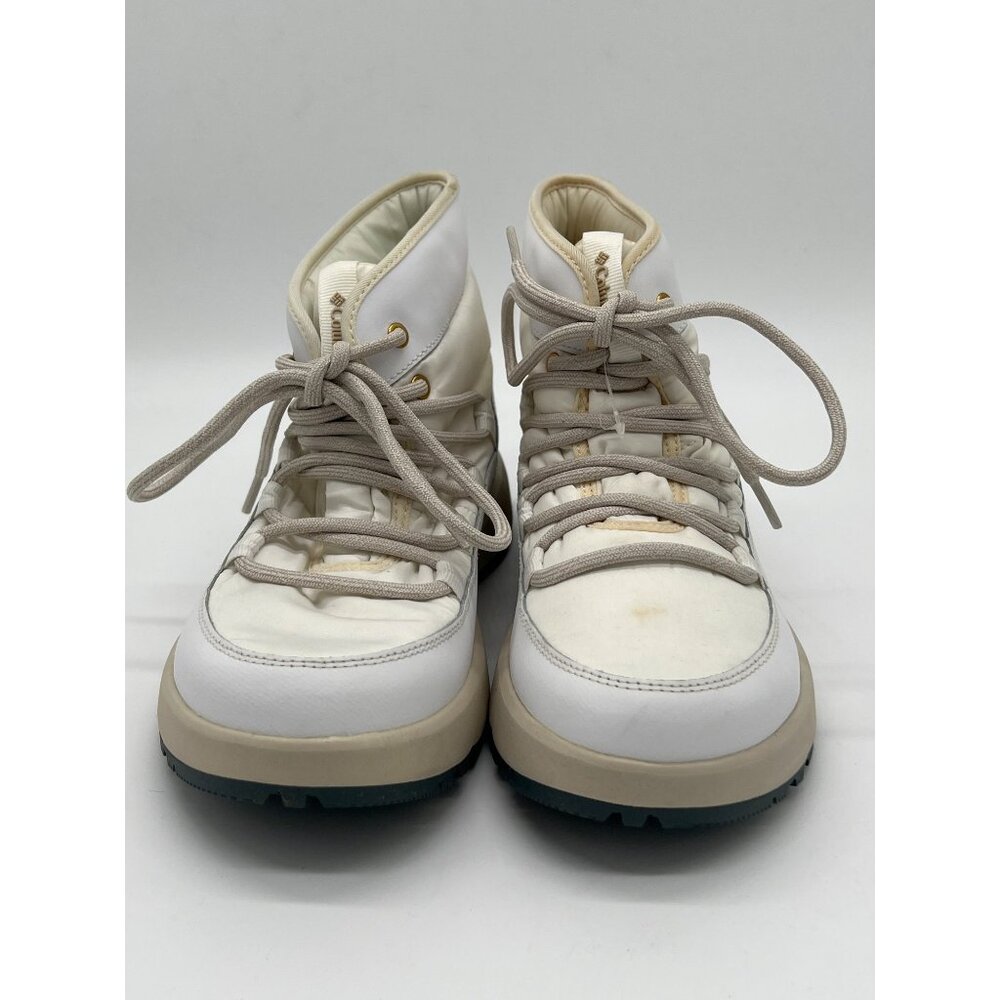 Columbia Womens Waterproof White Boots Size 7